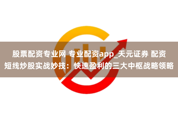 股票配资专业网 专业配资app_天元证券 配资短线炒股实战妙技：快速盈利的三大中枢战略领略